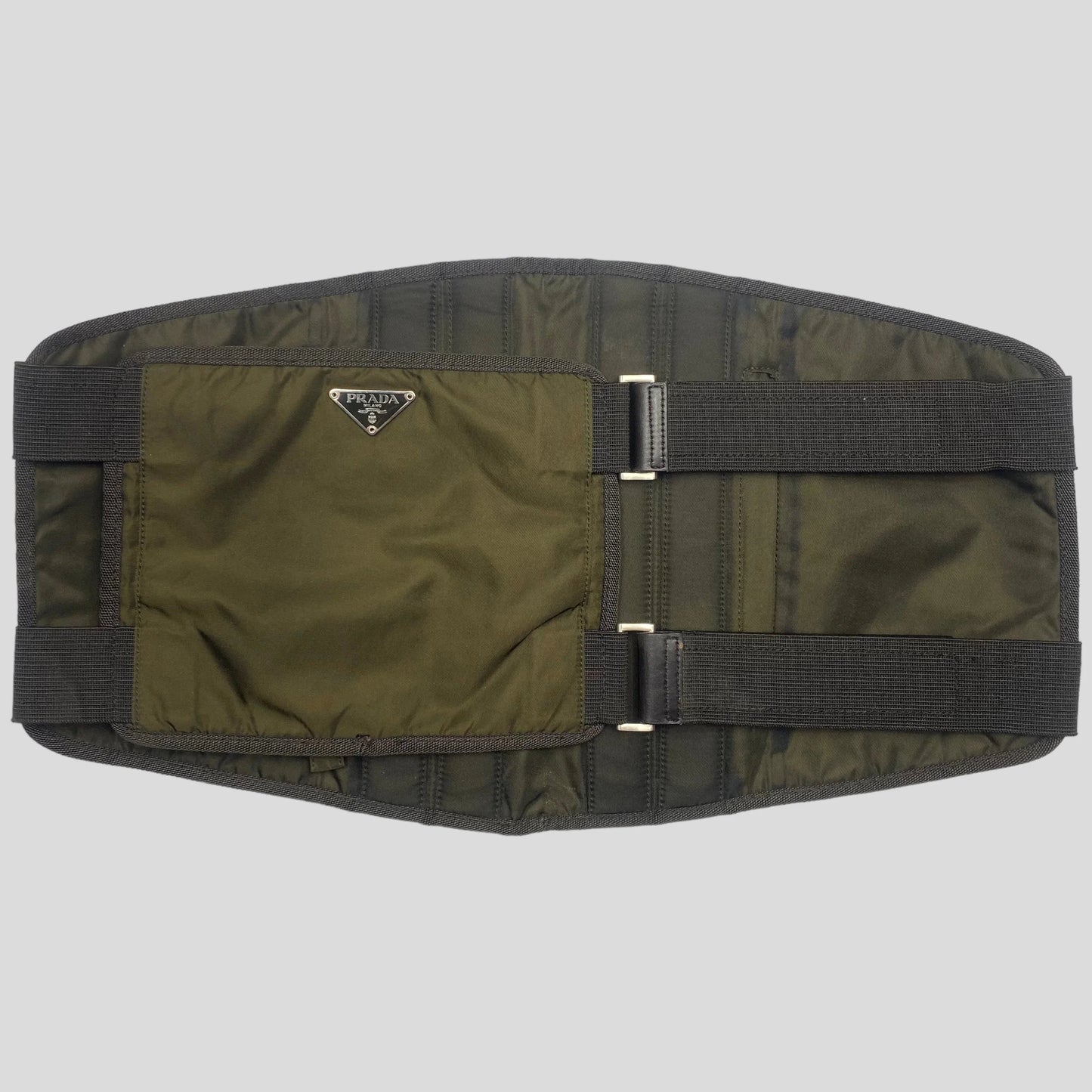 Prada 1999 Nylon Tactical Belt Bag - L