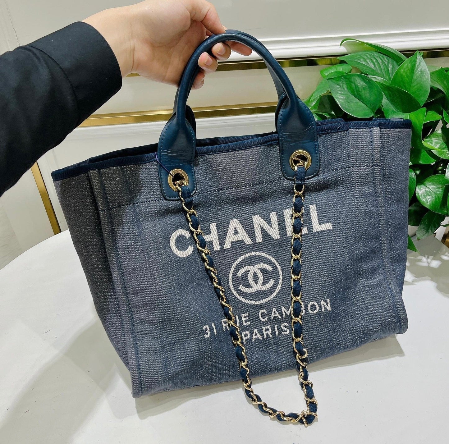 Chanel Deauville Tote Medium White