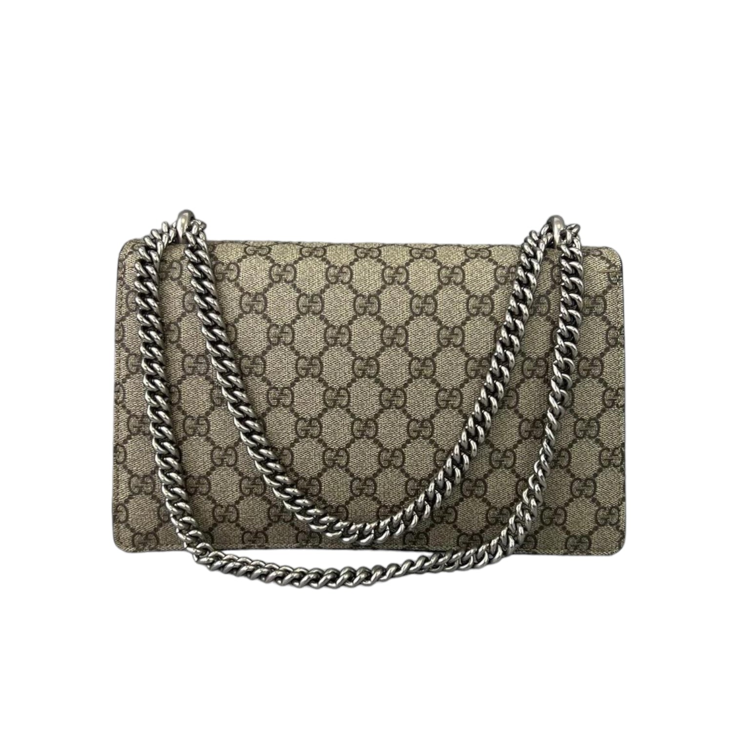 Gucci Monogram Chain Leather Shoulder Bag