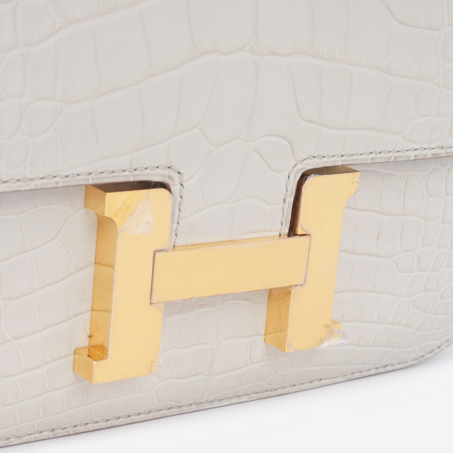 Hermès Constance 18 - Beton Alligator | Gold Hardware