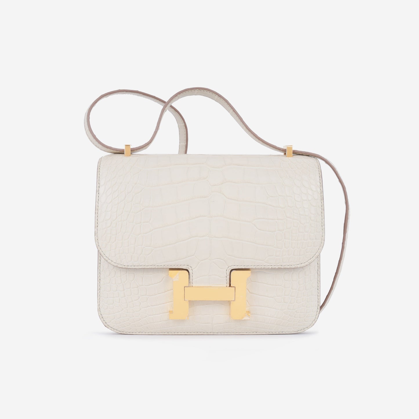 Hermès Constance 18 - Beton Alligator | Gold Hardware