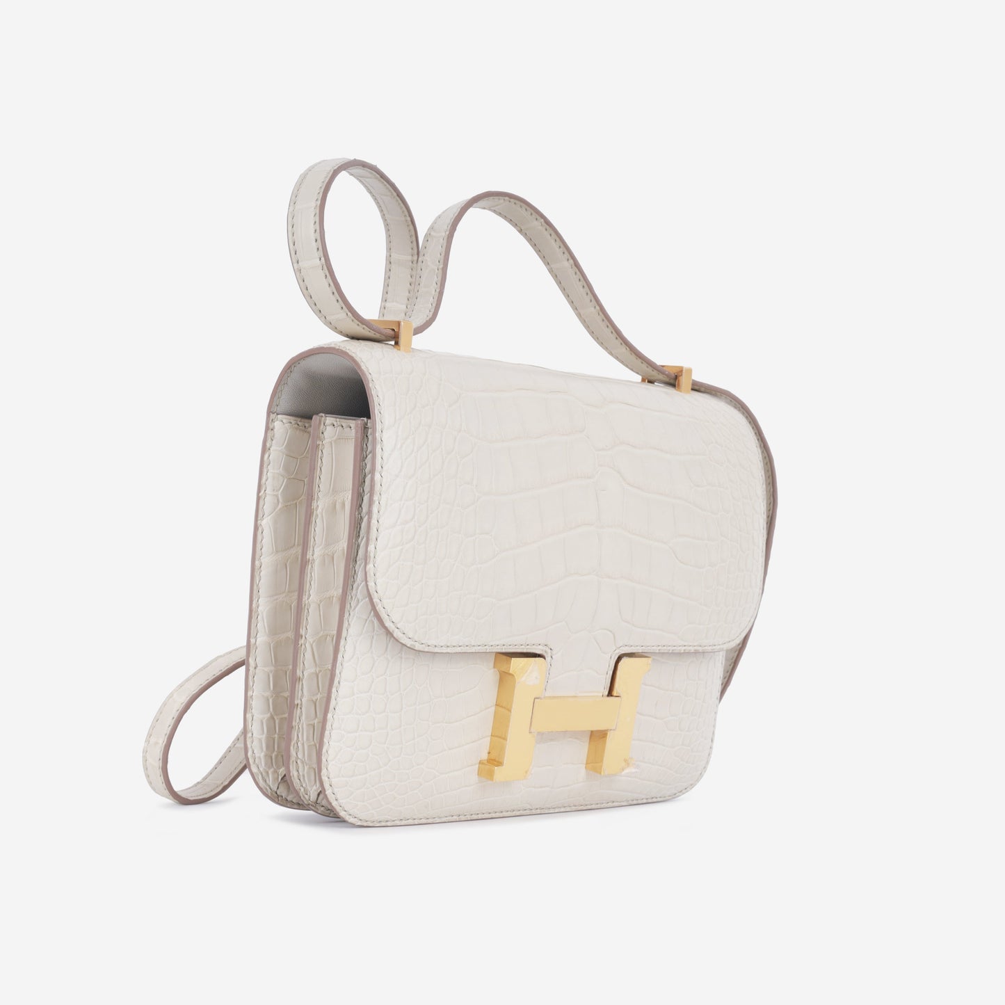 Hermès Constance 18 - Beton Alligator | Gold Hardware