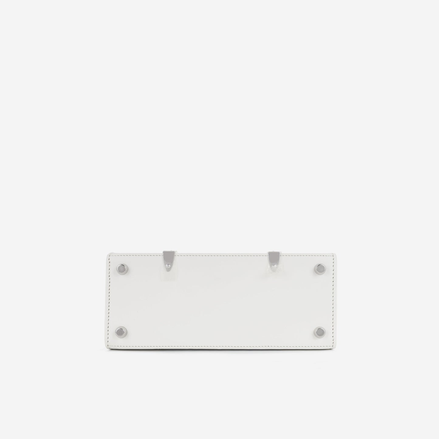 Goyard Saïgon Structuré PM Bag - White Goyardine / Calfskin | Palladium Hardware