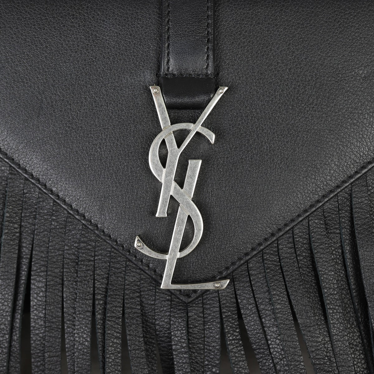 Saint Laurent Monogram Fringe Chain Bag