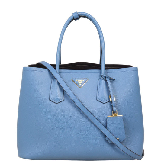 Prada Saffiano Cuir Double Bag Large