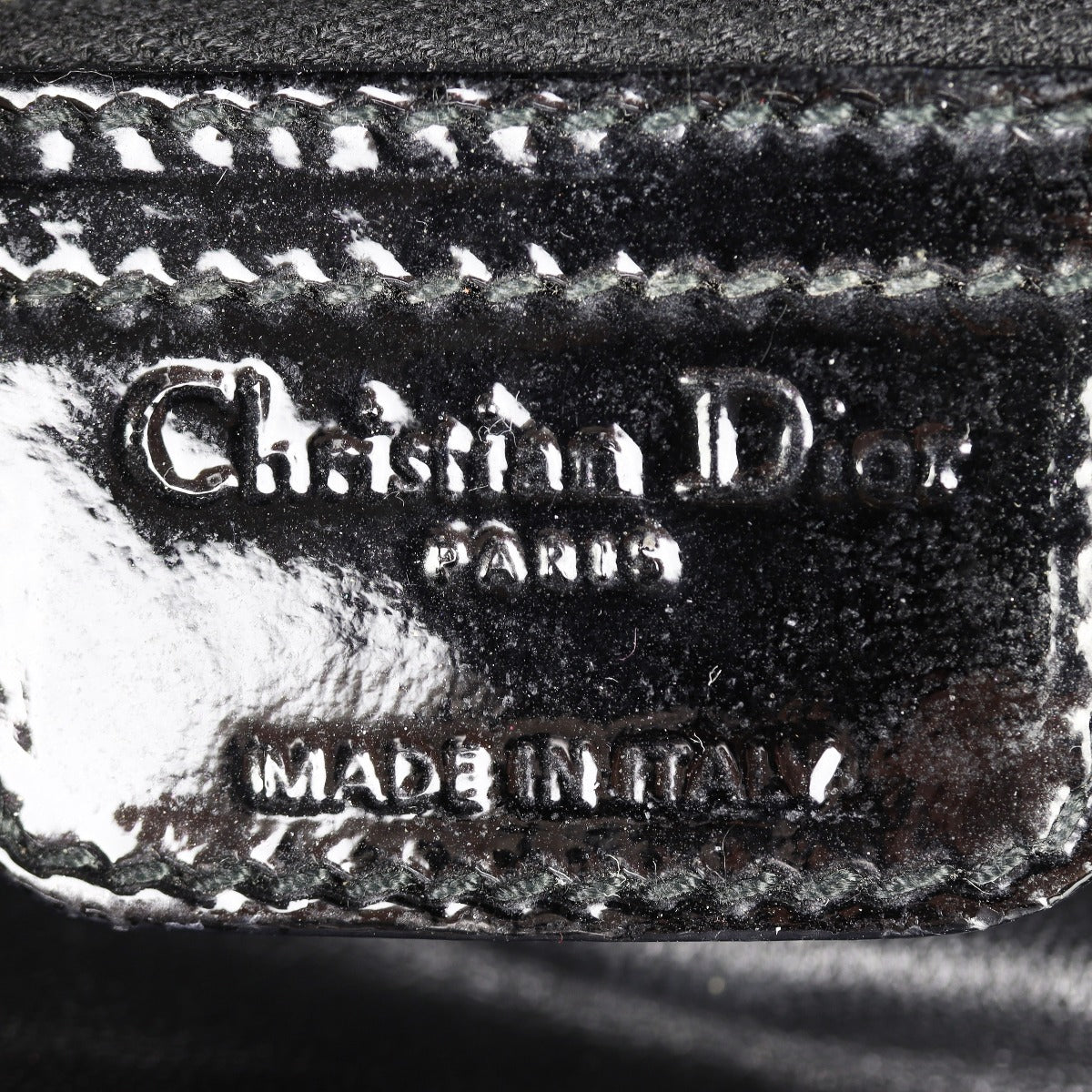 Dior Lady Dior Patent Cannage Clutch