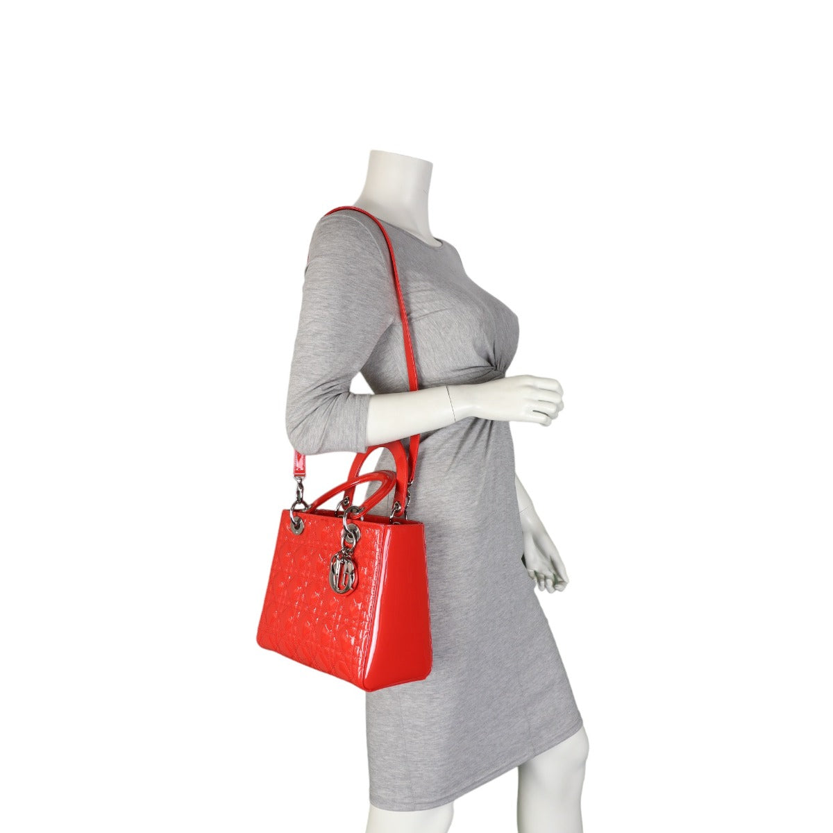 Dior Lady Dior Medium Patent
