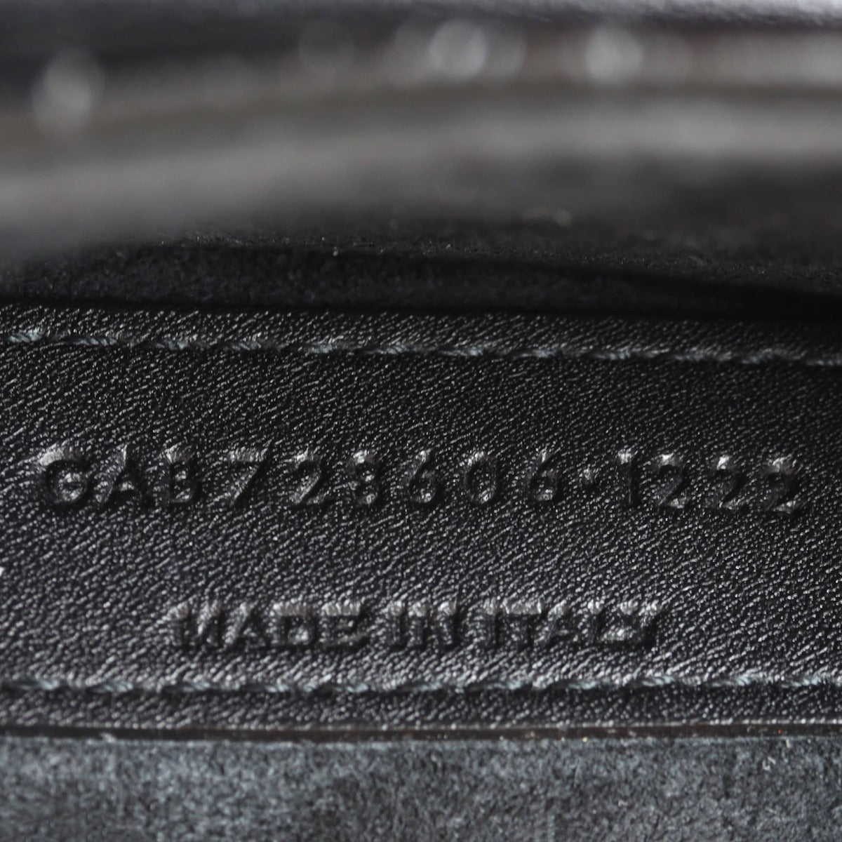 Saint Laurent June Box Bag Croc-Embossed