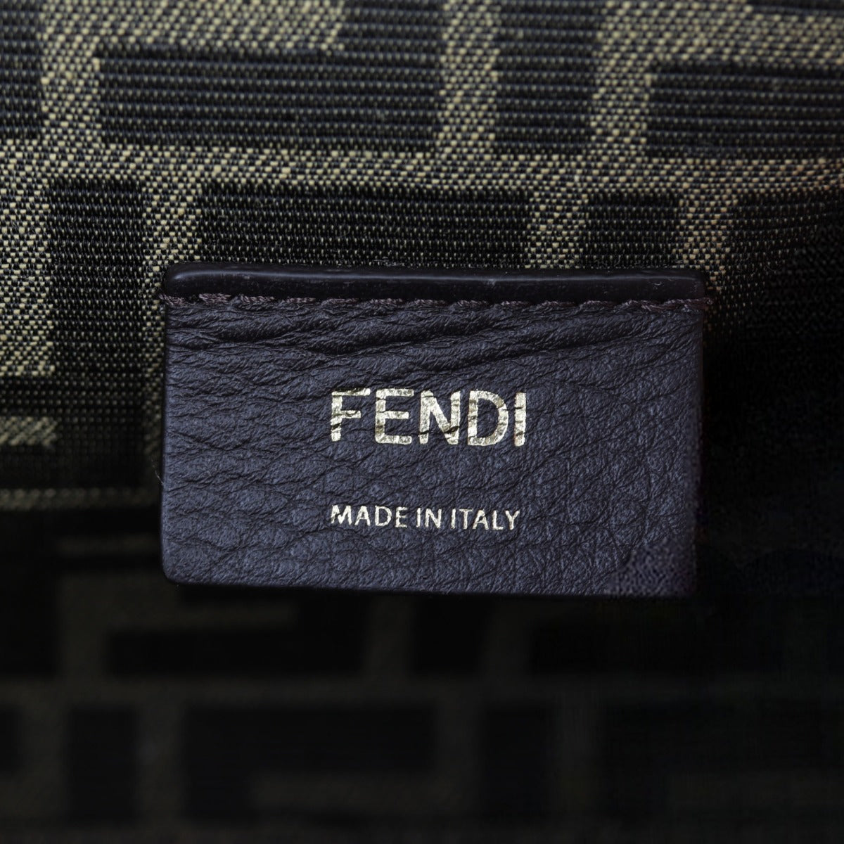 Fendi First Small Clutch with Strap Python