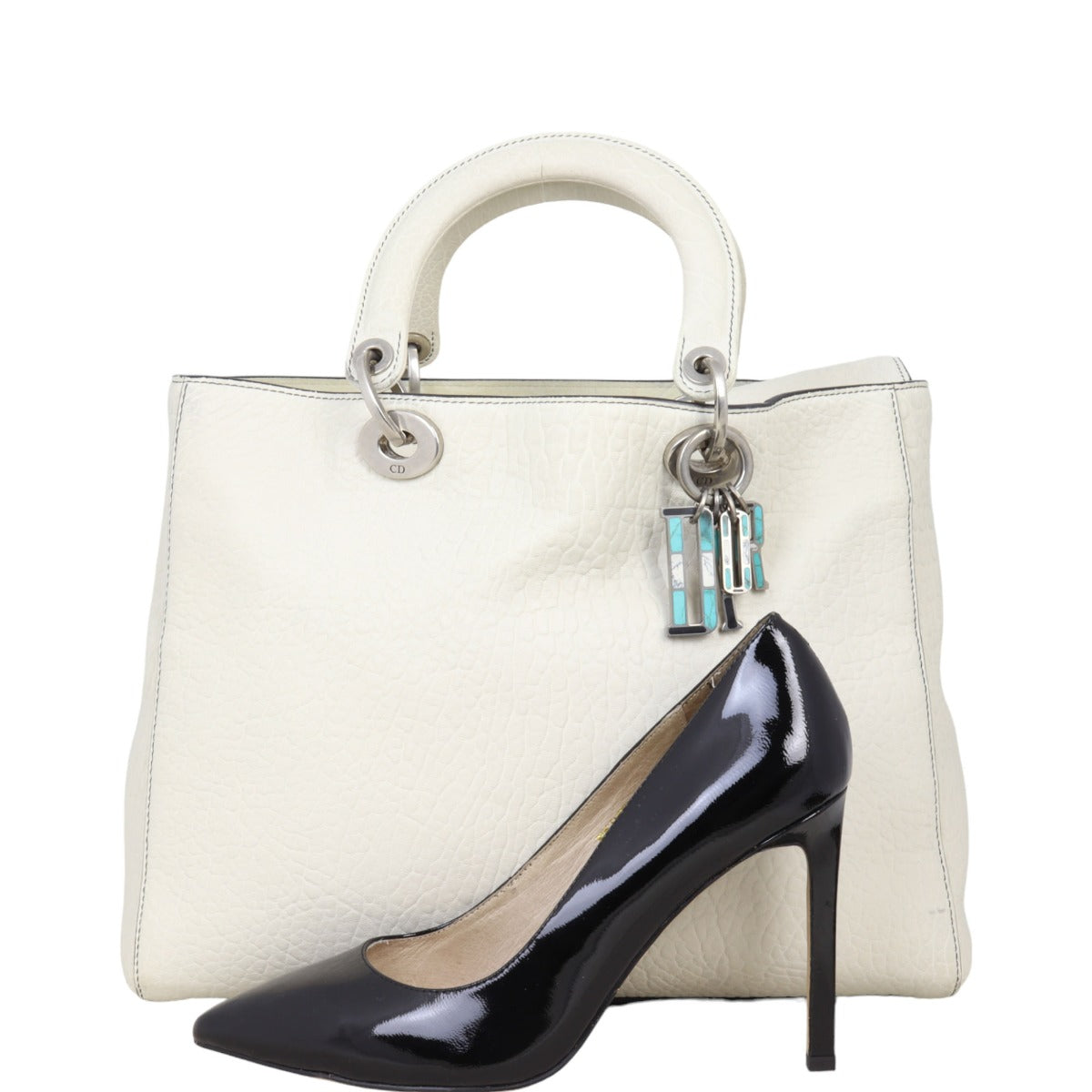 Dior Lady Dior Large Canyon Grained Lambskin