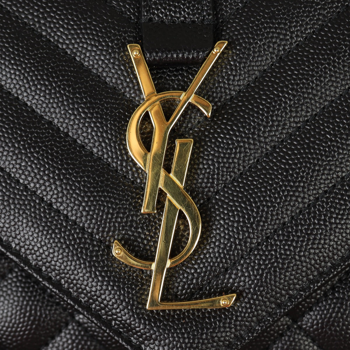 Saint Laurent Monogram Mix Matelasse Envelope Chain Bag Small