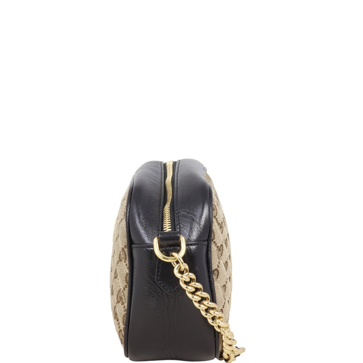 Gucci GG Canvas Marmont Diagonal Small Camera Bag