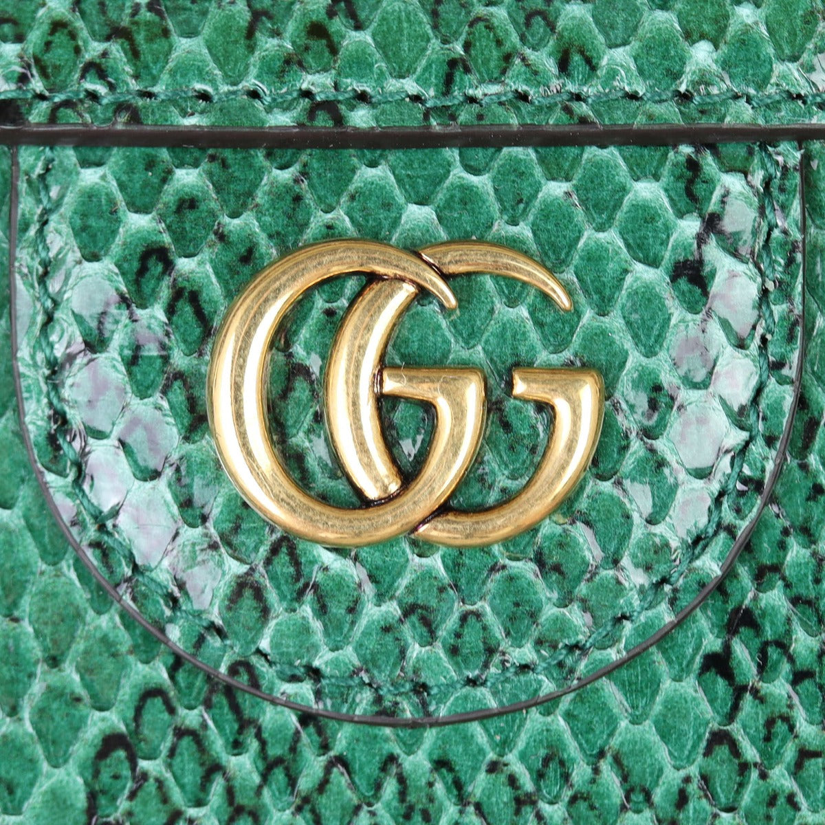 Gucci Diana Bamboo Top Handle Mini Tote Python