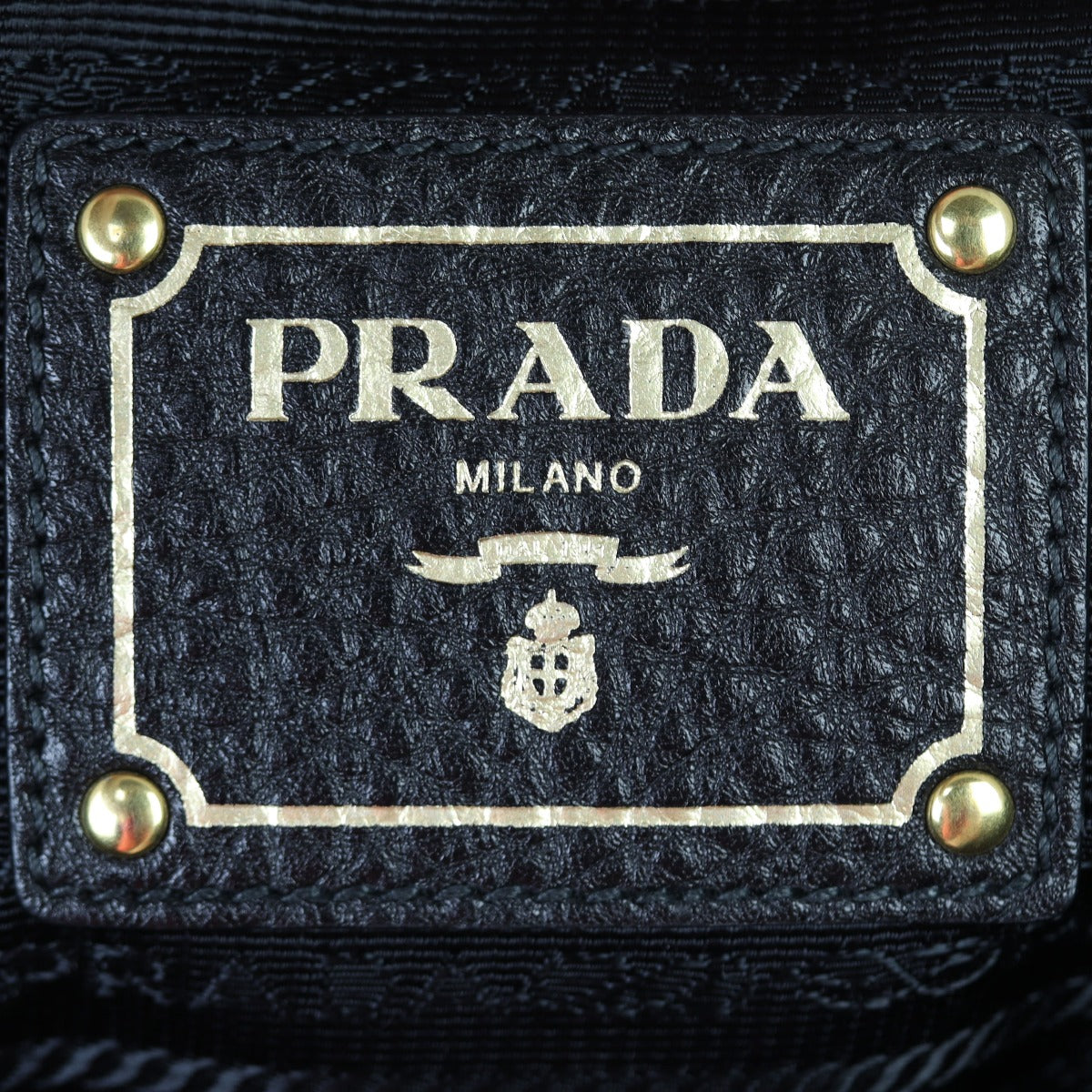 Prada Vitello Daino Side Pocket Tote