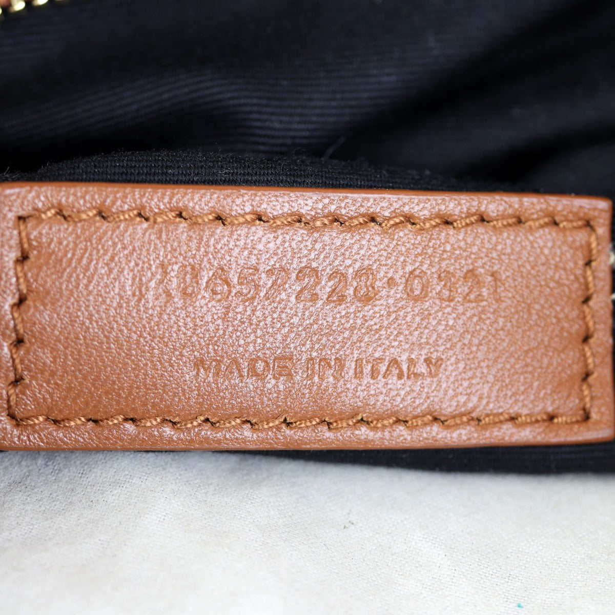 Saint Laurent Le 5 A 7 Hobo Croc-Embossed