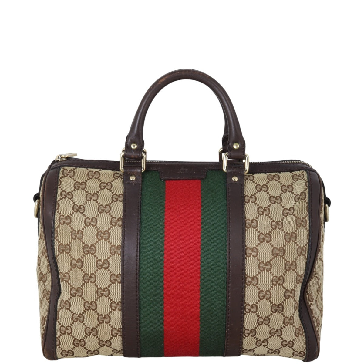 Gucci   Web Original GG Boston Bag Medium