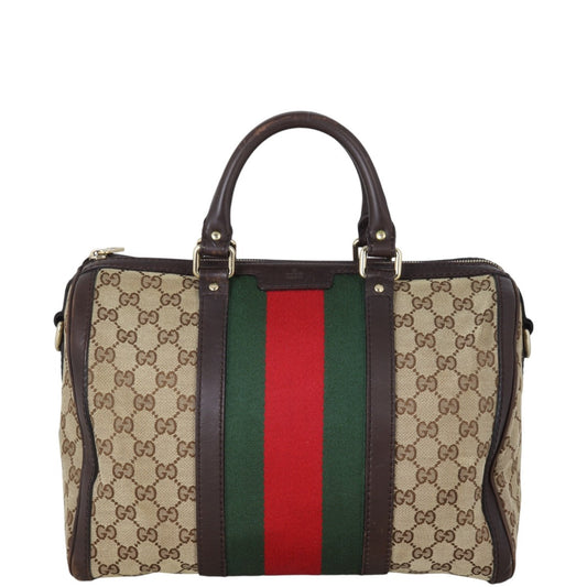 Gucci   Web Original GG Boston Bag Medium