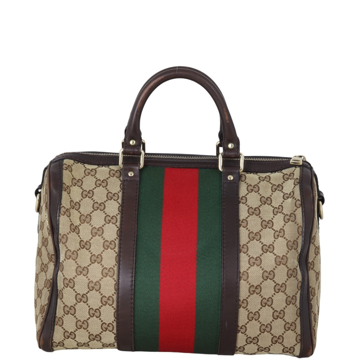 Gucci   Web Original GG Boston Bag Medium