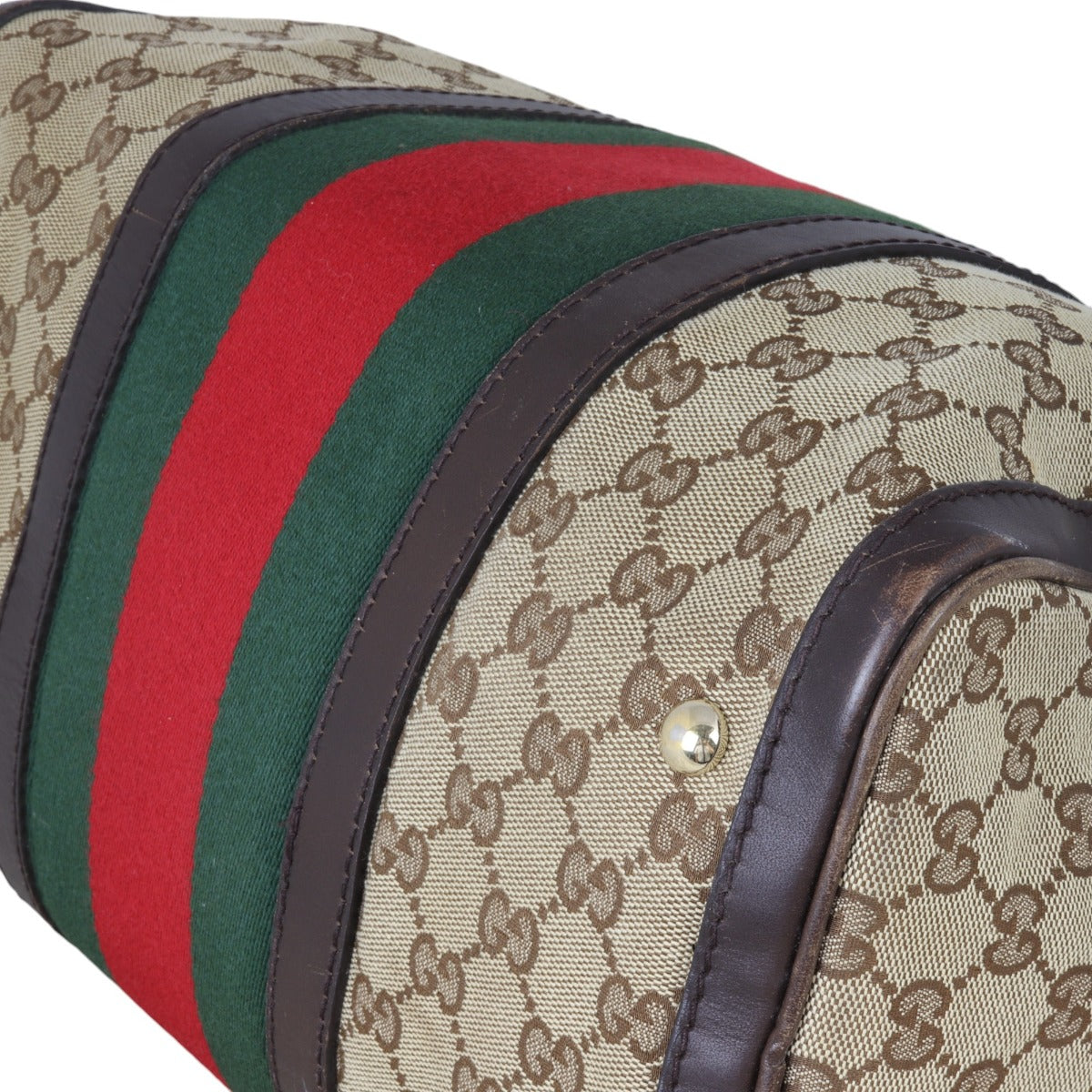 Gucci   Web Original GG Boston Bag Medium