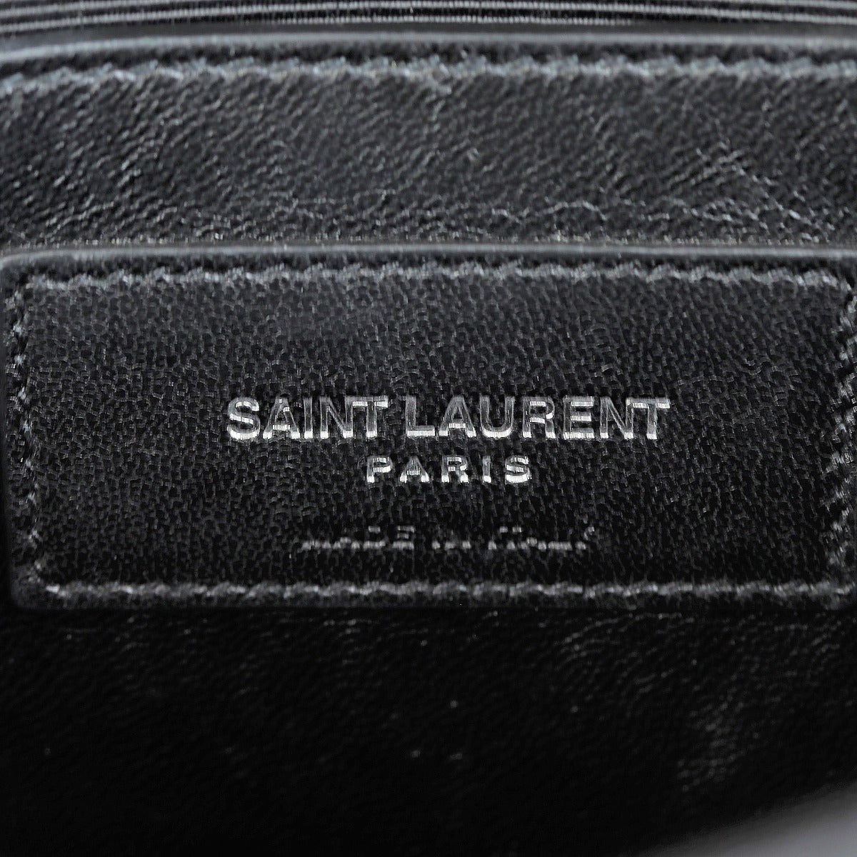 Saint Laurent Kate Tassel Chain Bag Small Croc-Embossed