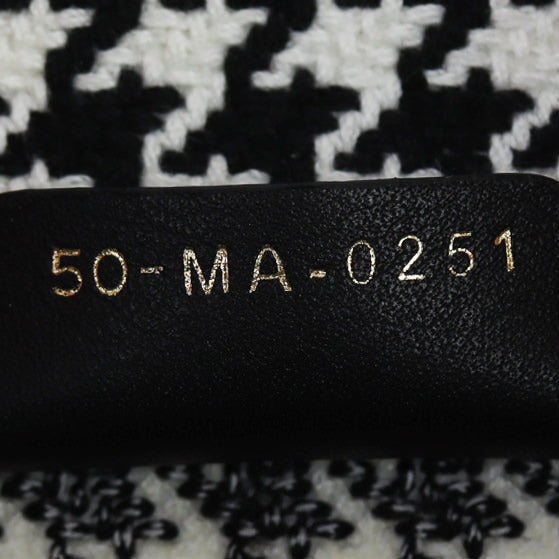 Dior Book Tote Medium Houndstooth
