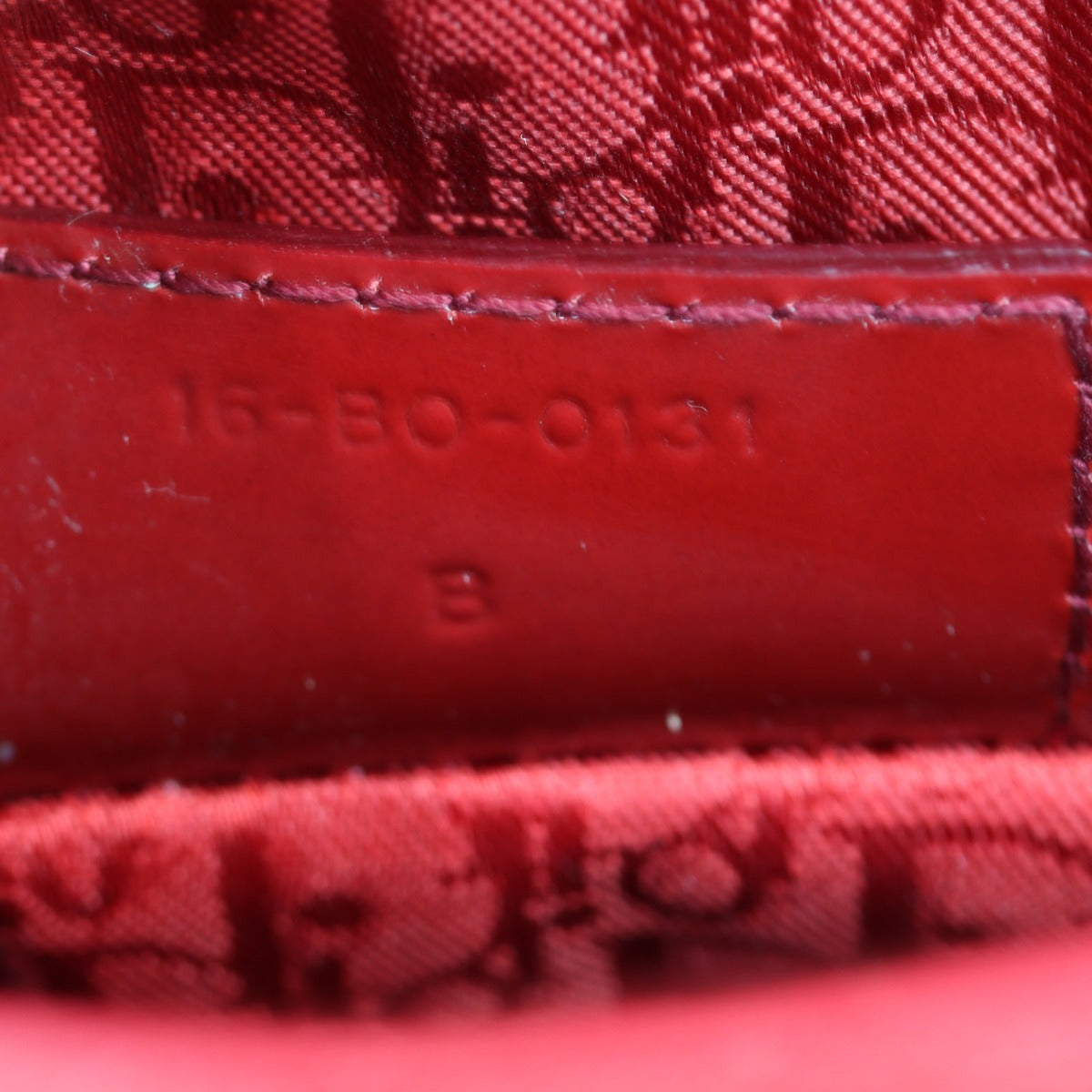 Dior Lady Dior Large Patent