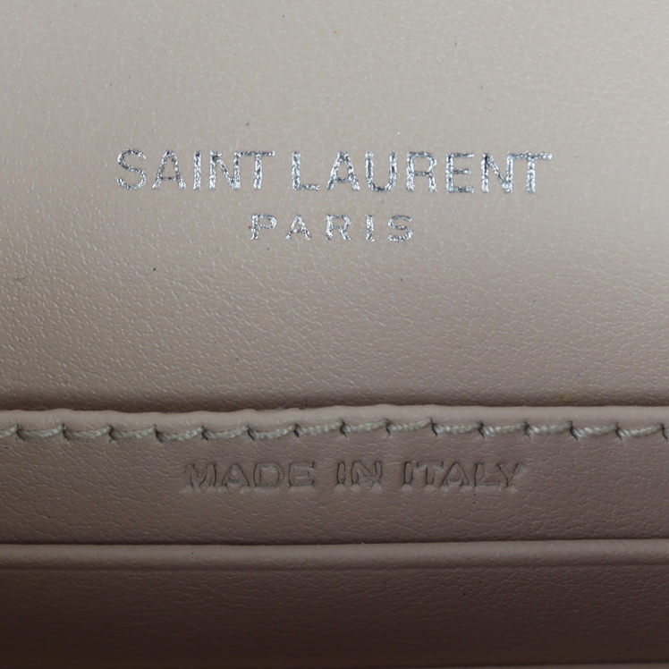 Saint Laurent Sunset Mini Croc-Embossed