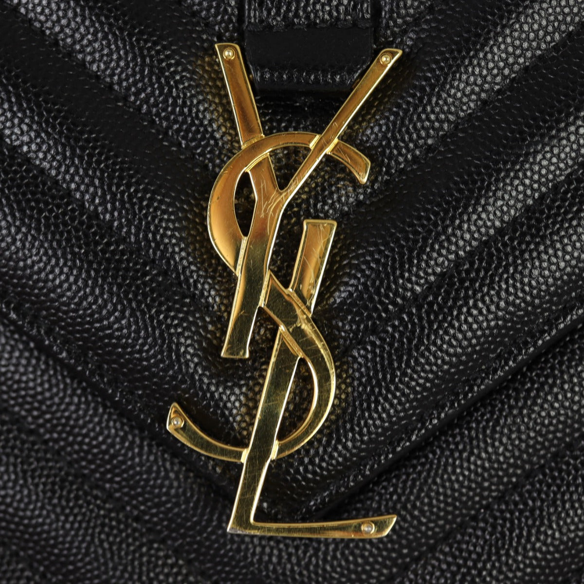 Saint Laurent Matelasse Envelope Large Bag