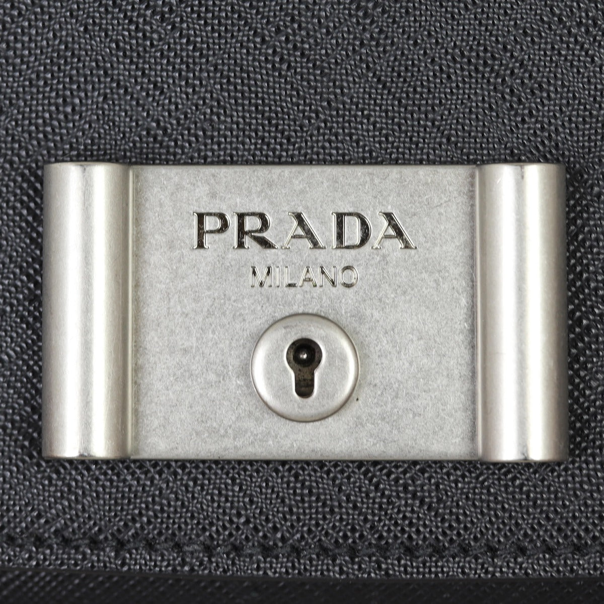 Prada Saffiano Lux Chain Lock Flap Bag