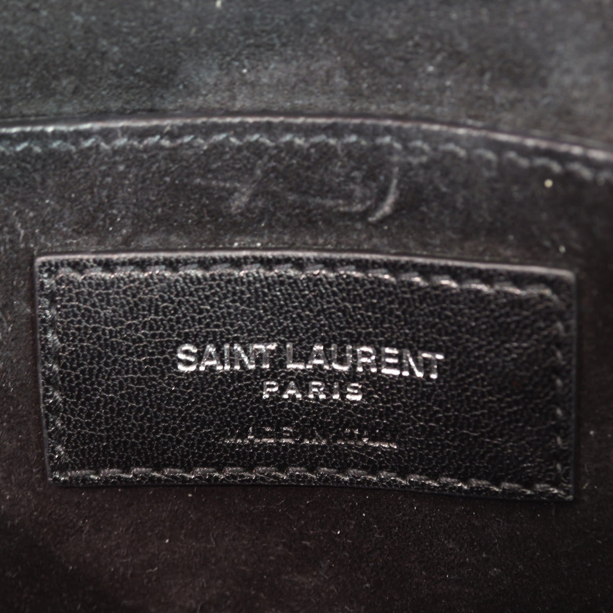 Saint Laurent Sunset Medium Croc-Embossed
