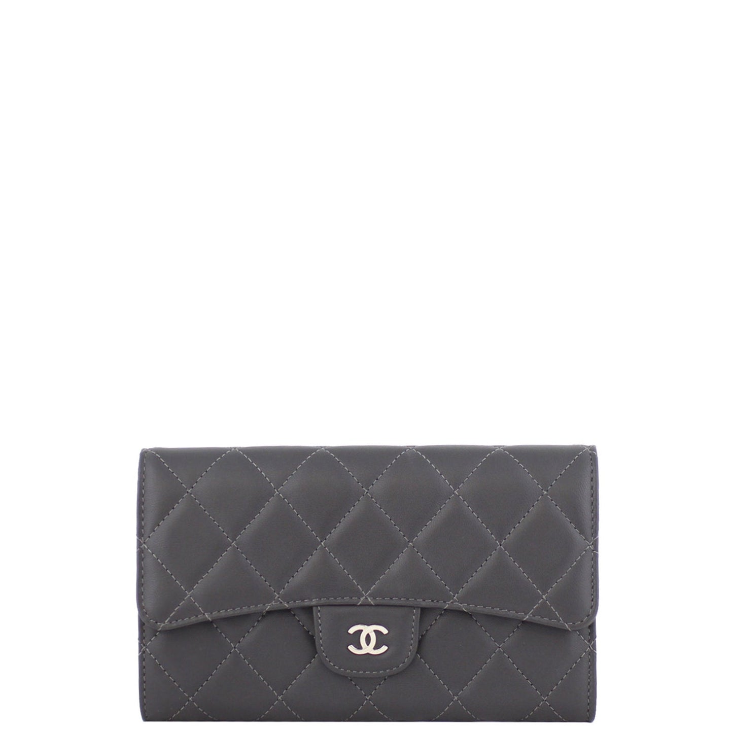 Chanel Classic Flap Wallet | Dark Grey