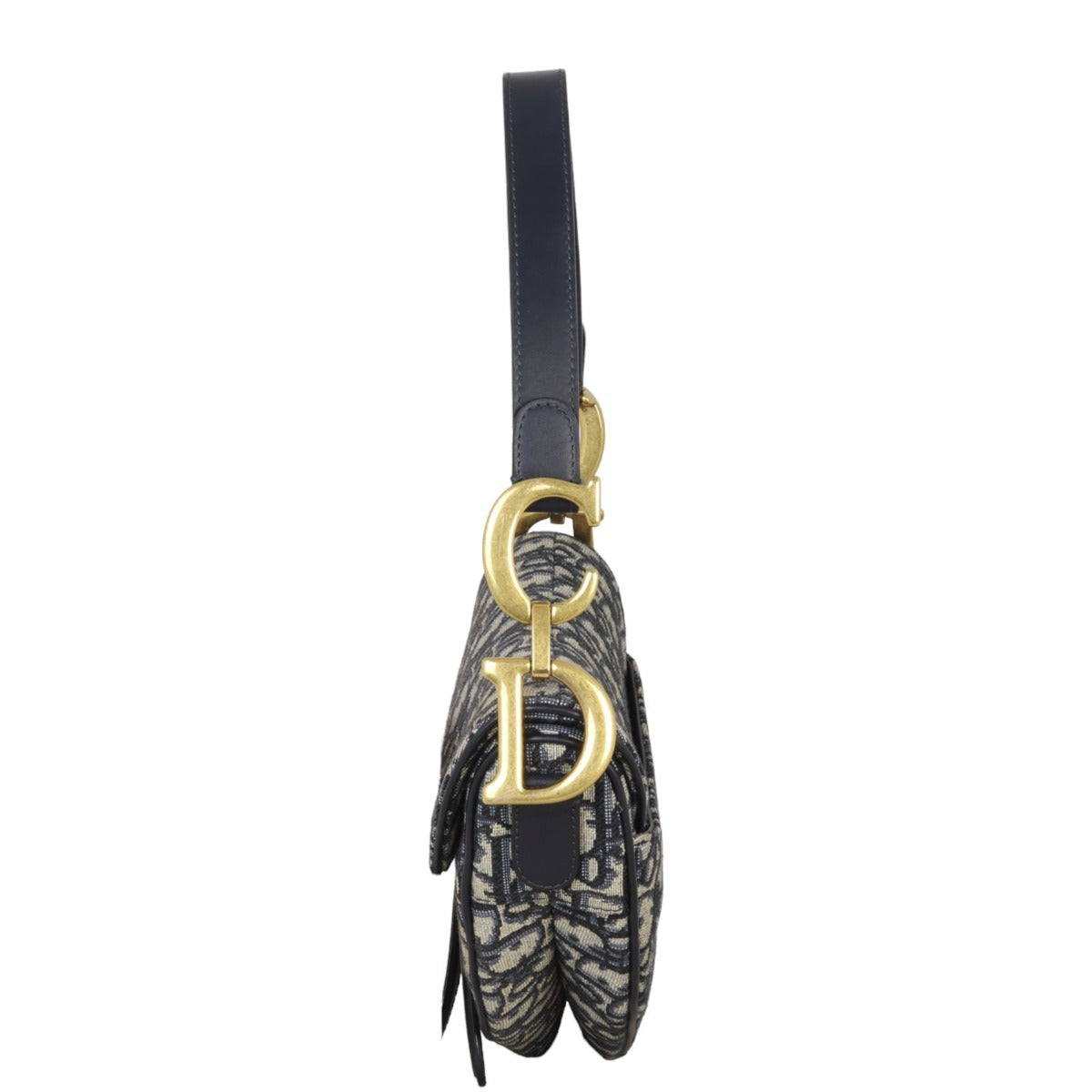 Dior Saddle Bag with Strap Oblique