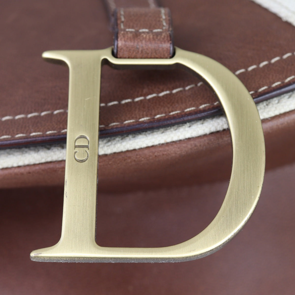 Dior Vintage Baudrier Saddle Bag