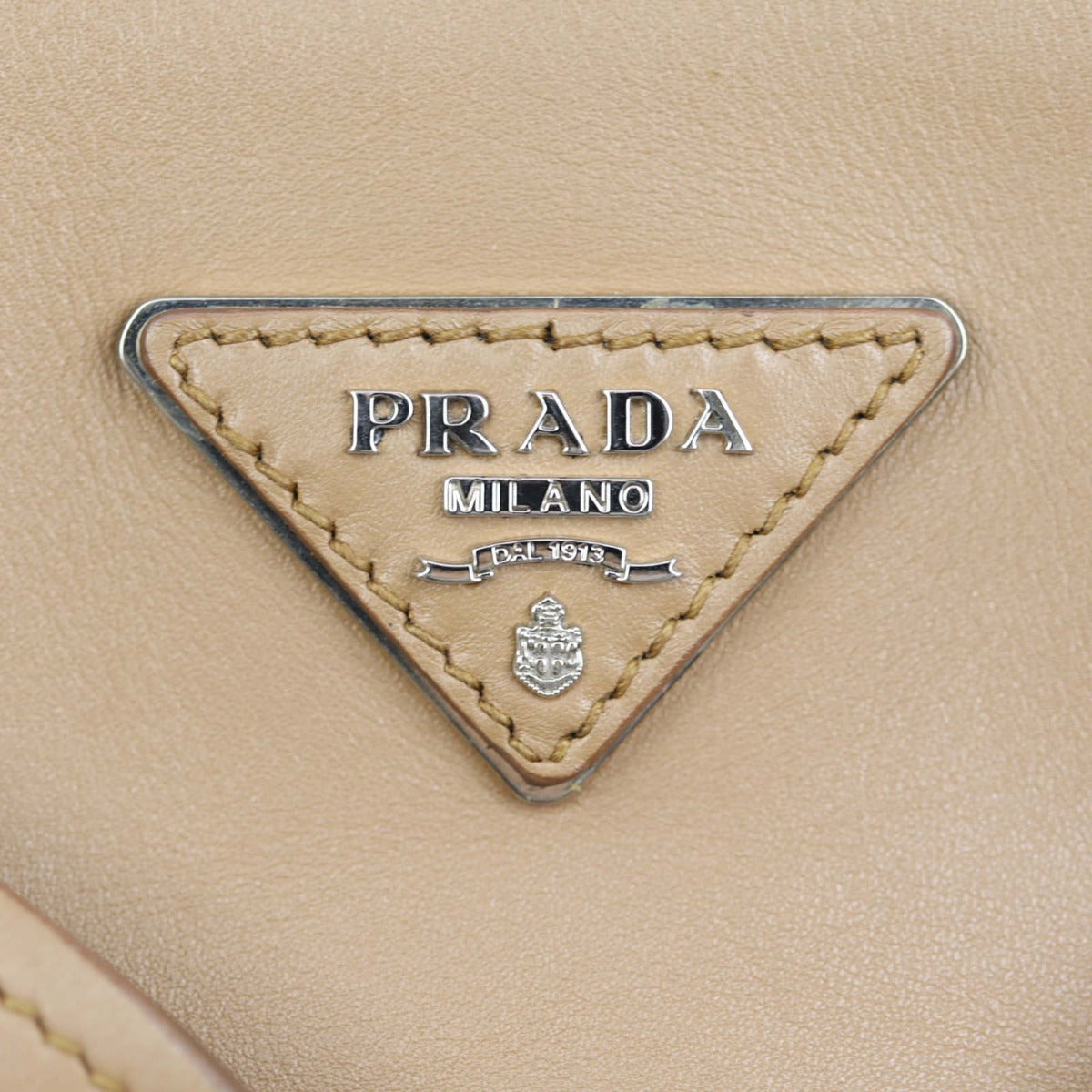 Prada City Calf Leather Bucket Bag