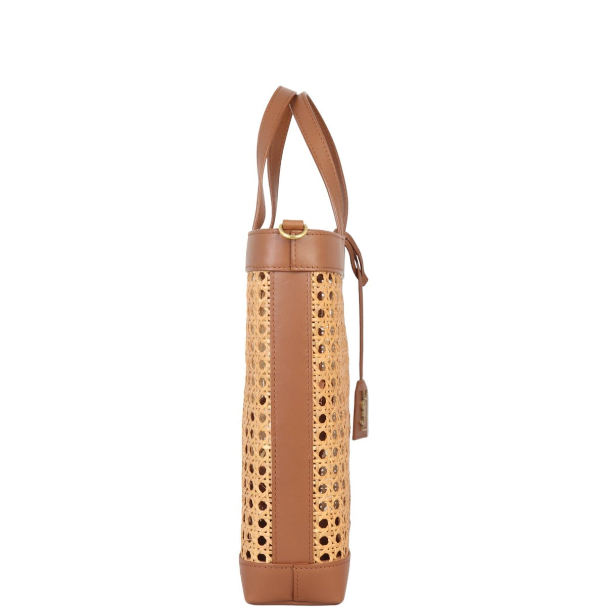 Saint Laurent Shopping Toy Tote Raffia