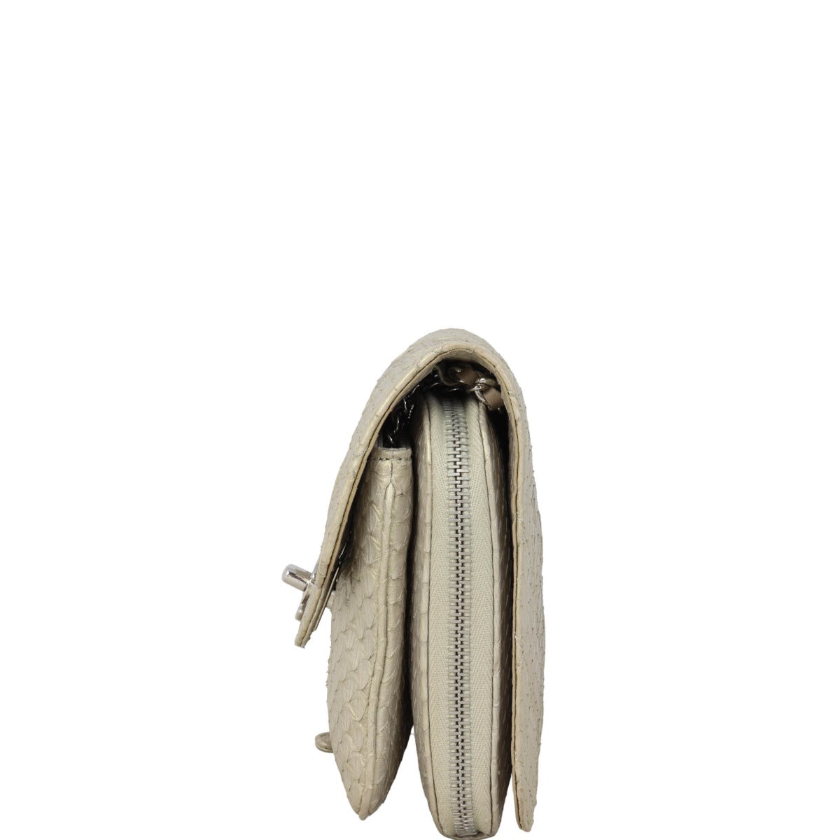 Chanel Python Flap Bag Extra Mini | Gold Diamond