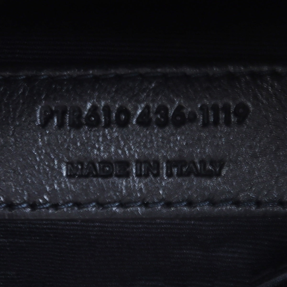 Saint Laurent Vinyle Round Camera Bag