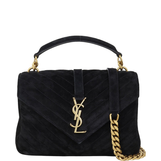 Saint Laurent College Medium Suede