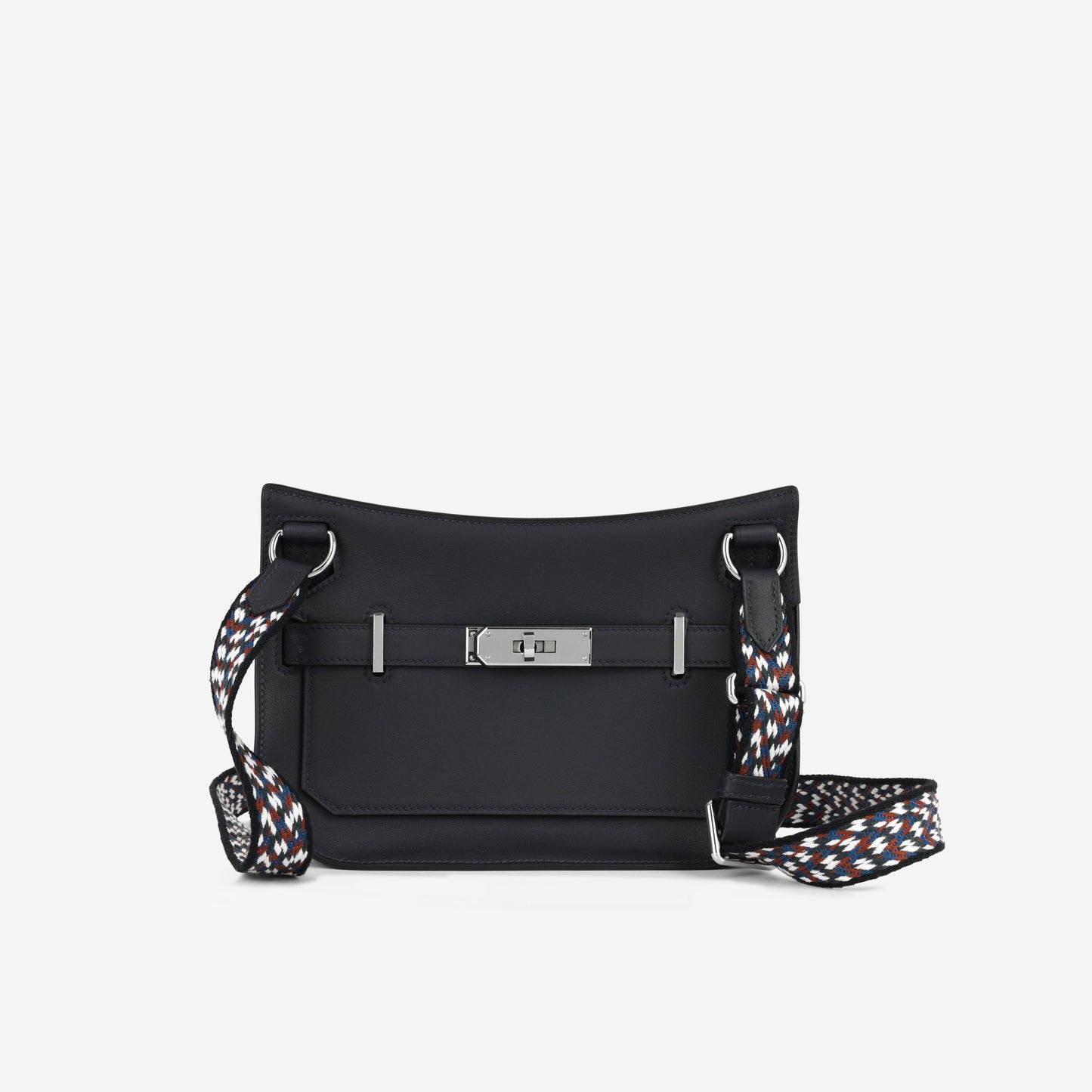 Hermès Hermès - Mini Jypsiere - Caban Swift/Multicolour Strap | Palladium Hardware