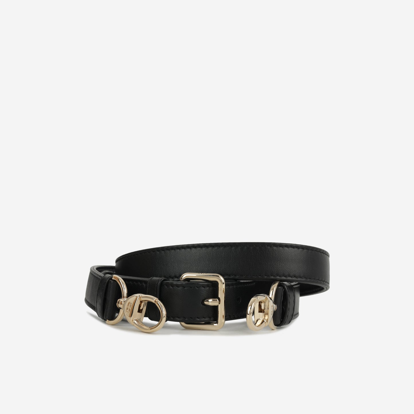 Dior Medium Lady Dior - Black Lambskin | Champagne Gold Hardware