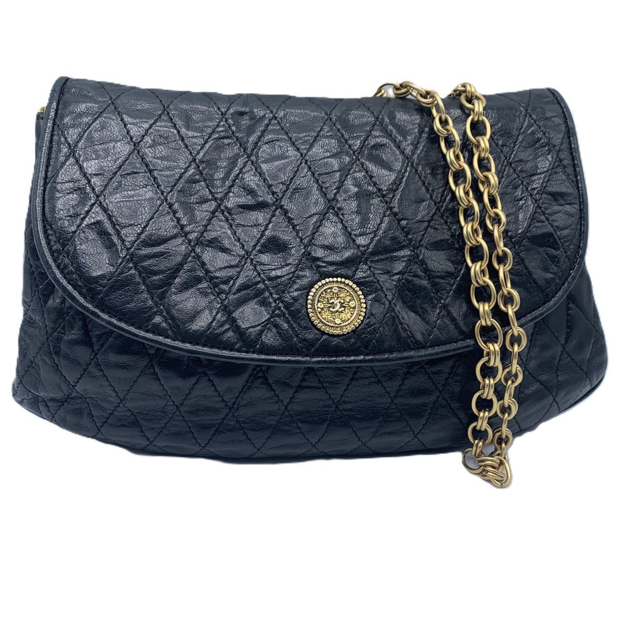 Chanel Lambskin Chain Shoulder Bag Classic Flap