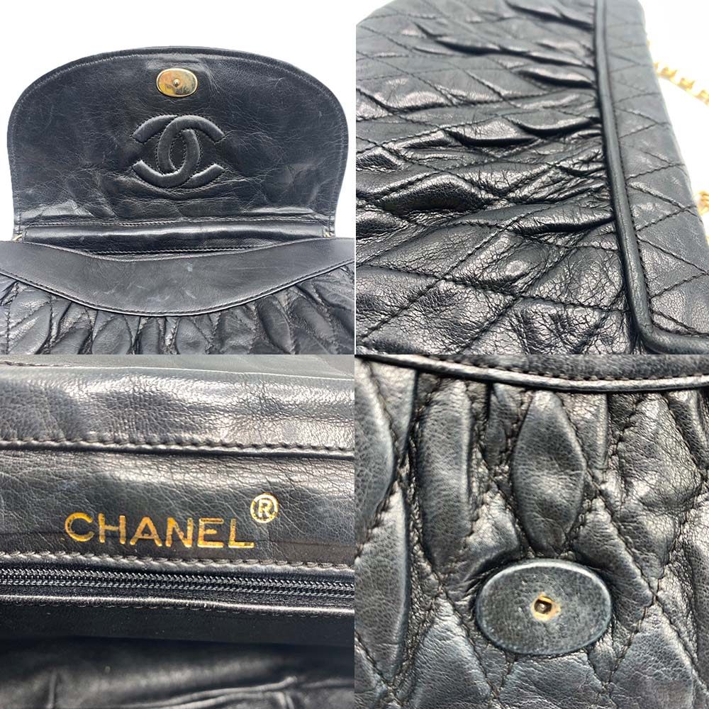 Chanel Lambskin Chain Shoulder Bag Classic Flap