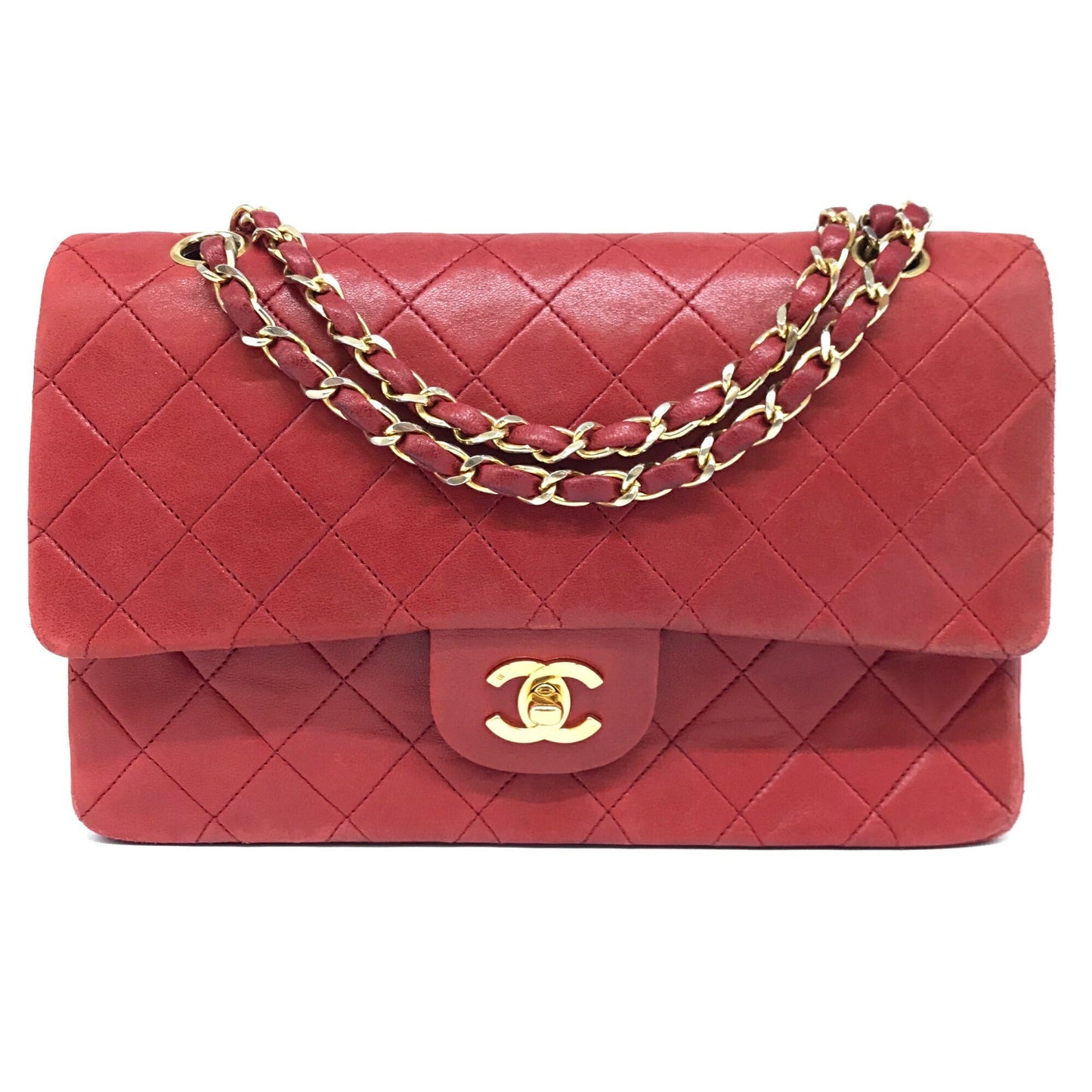 Chanel Matelasse 25 Lambskin Shoulder Bag Classic Flap