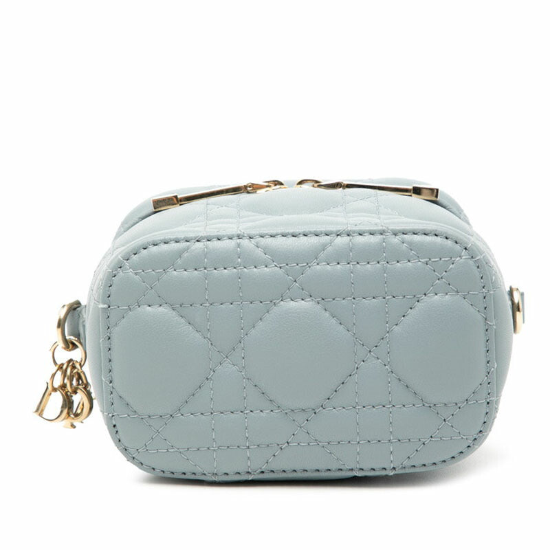 Dior Lady Dior Micro Cannage Leather 2way Shoulder Bag