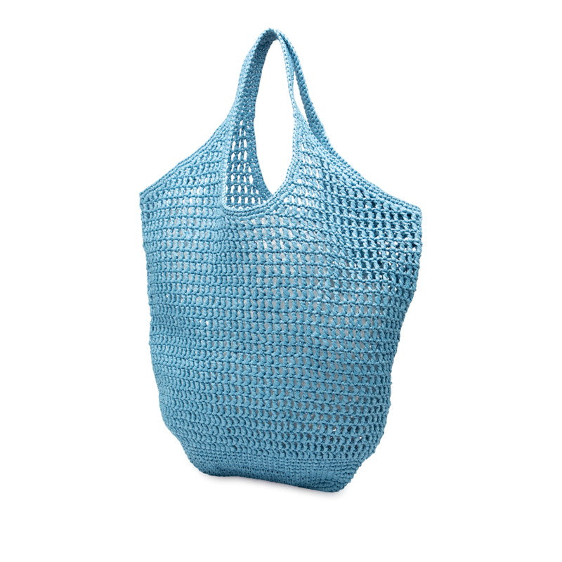 Prada Crochet Raffia Handbag