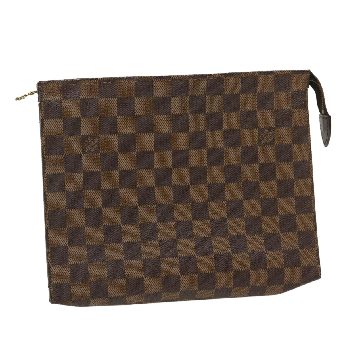 LOUIS VUITTON Damier Ebene Poche Toilette 26 Pouch N47543 LV  ai636
