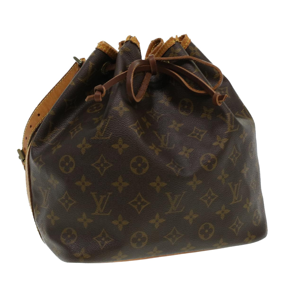 LOUIS VUITTON Monogram Petit Noe Shoulder Bag M42226 LV Auth jk3032
