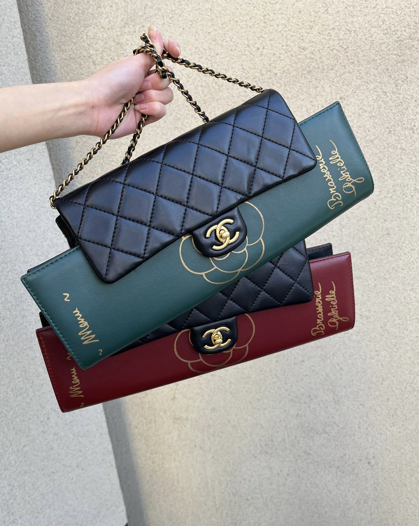 Chanel Limited Camellia menu Bag