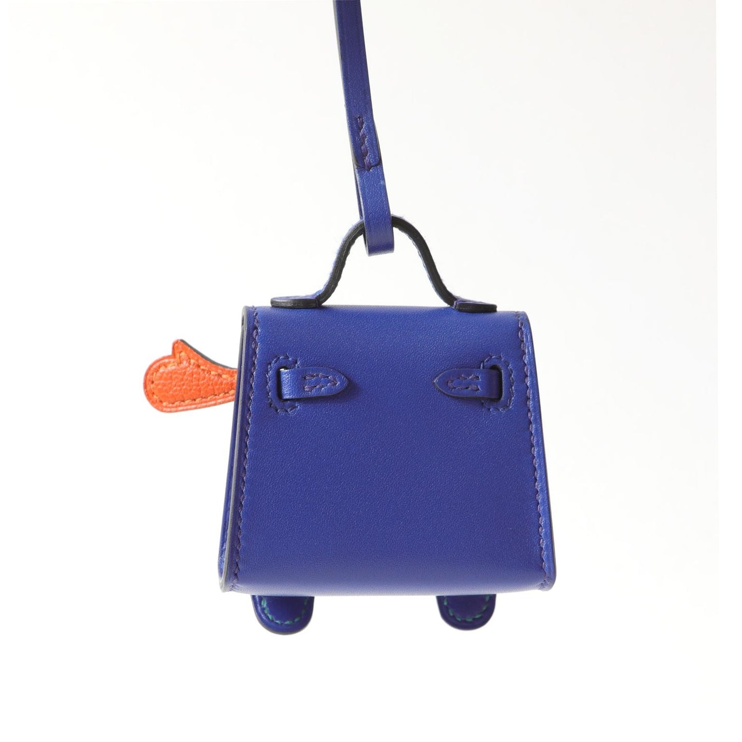 Hermes Blue Electric Kelly Doll Bag Charm
