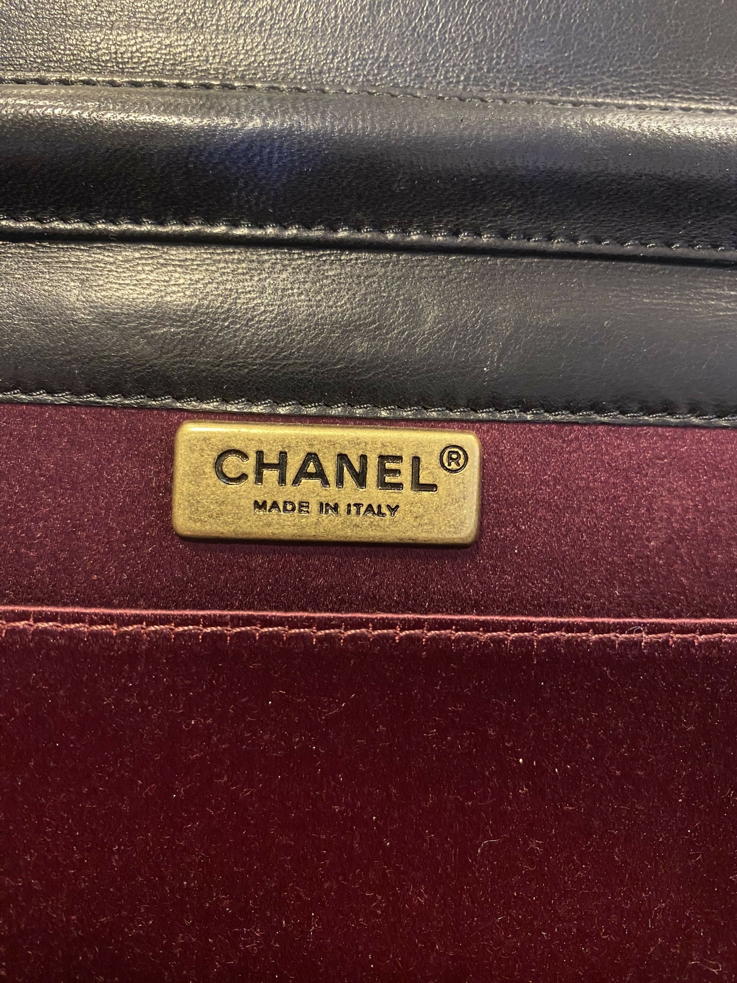 Chanel 11A Paris-Byzance Black Chocolate Bar Lambskin Leather Jeweled Clutch Minaudière Bag